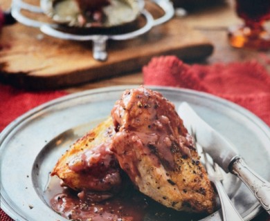 Chicken breasts in Portwine sauce